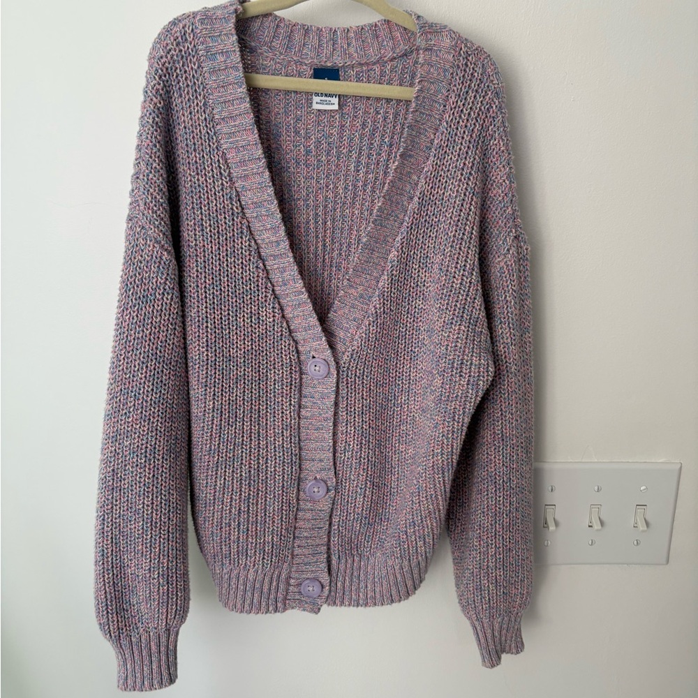 Old Navy Girls Lavender Cardigan